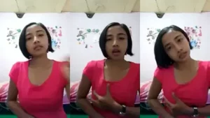 Cam Cewe Baju Pink Rambut Pendek Sange Terus